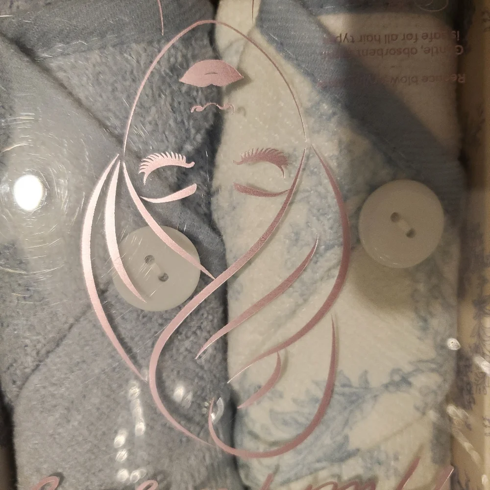 Set Of Two Hair Turbans